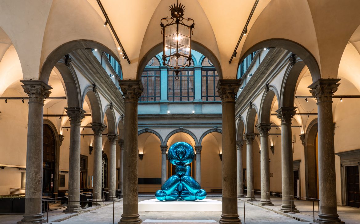 contemporary art Firenze palazzo Strozzi Jeff Koons